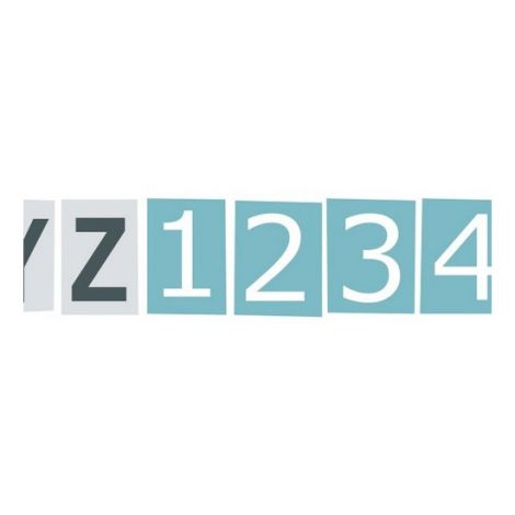 Tasiemka ozdobna ScrapBerry's Washi Numbers, 15mm x 8m